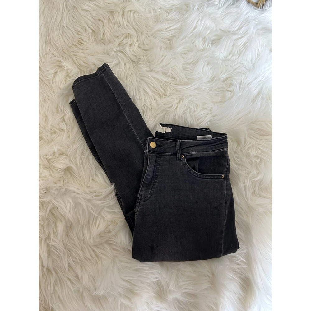 H&M Distressed Black Jeans